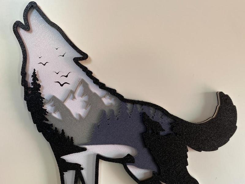 The Wolf Wall Art 