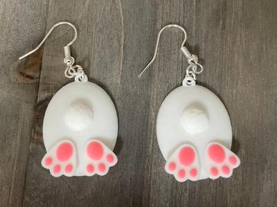 Bunny Butt Earrings