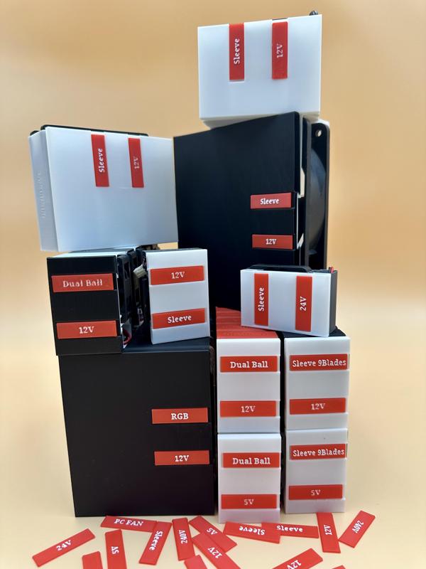 Name Tags for Modular Fan Storage Organizer System