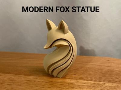 Modern Fox Statue