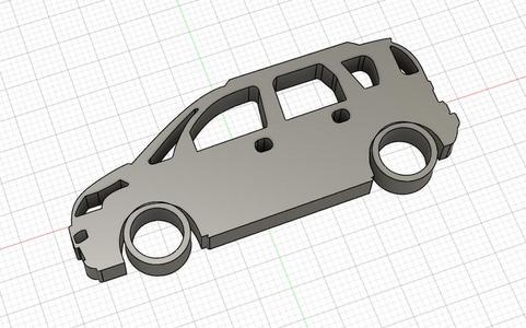 Citroen c3 picasso keychain