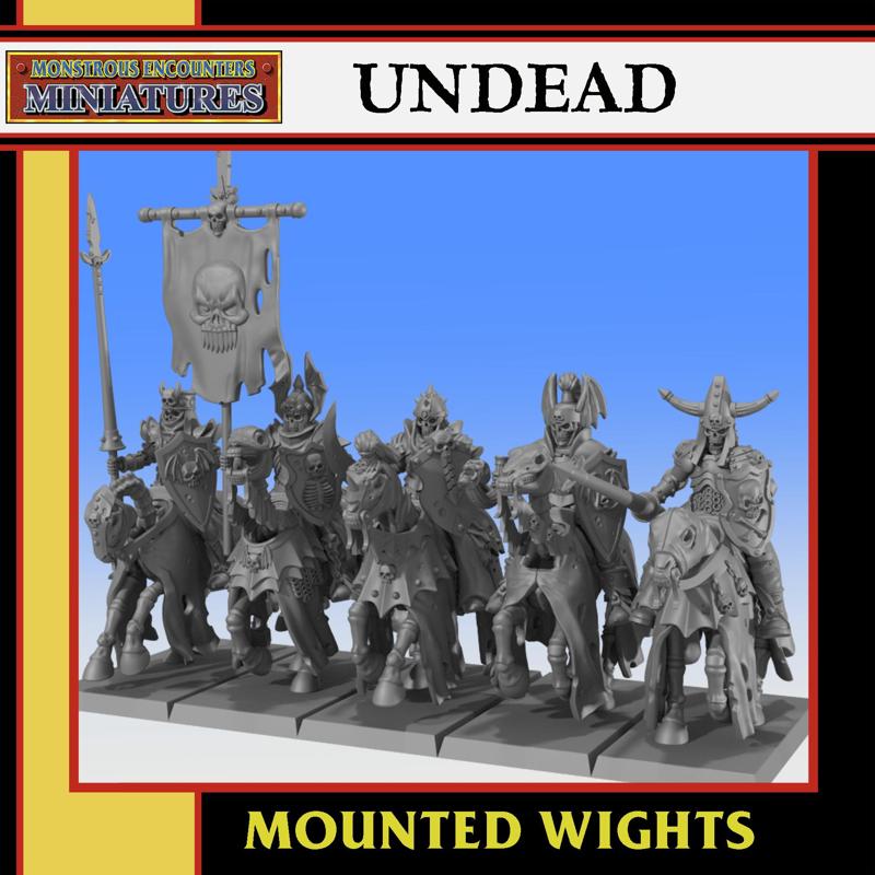 UNDEAD: Mounted Barrow Wights Unit