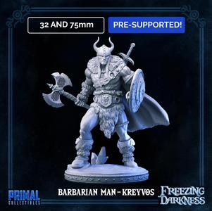 Barbarian - Kreyvos - FREEZING DARKNESS - MASTERS OF DUNGEONS QUEST
