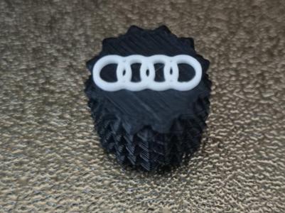 Tire valve cap AUDI logo