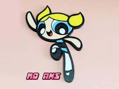 Powerpuff Girls - Bubbles (Puzzle / Sign)
