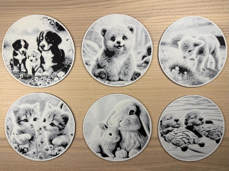 Cute Animal Coasters