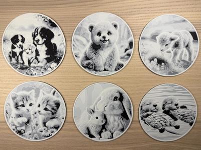 Cute Animal Coasters