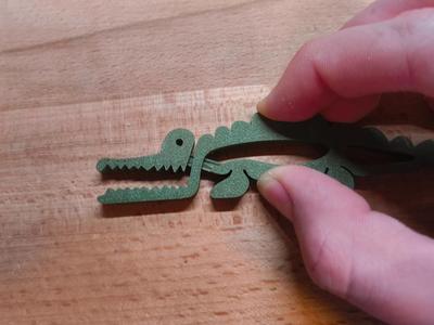 CUTE CROCODILE CLIP