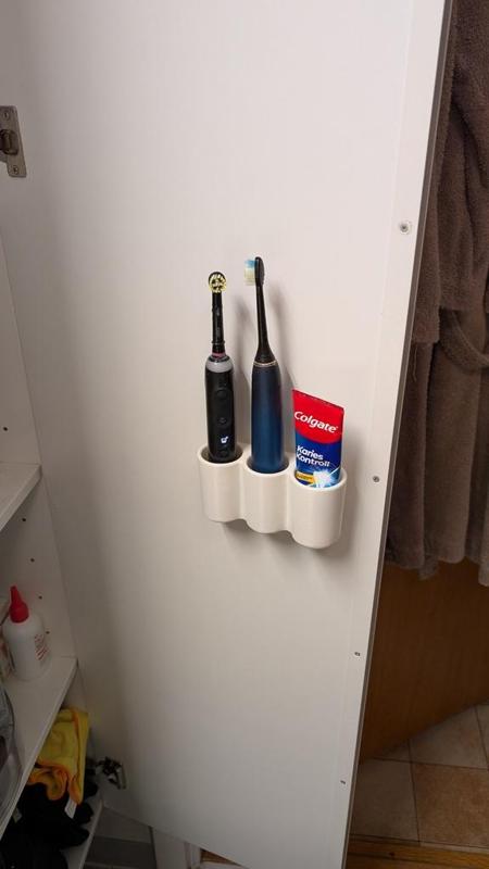 Electric toothbrush holder - Door cabinet 