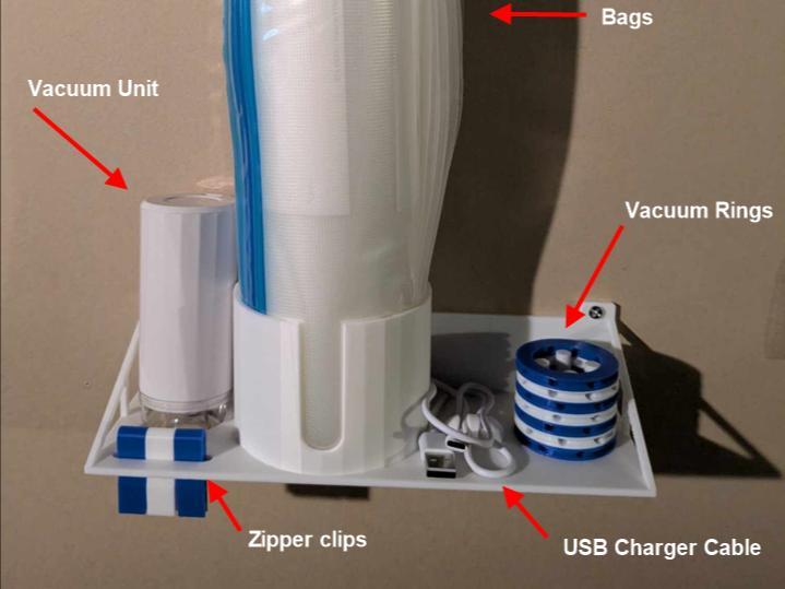 Vacuum Storage Supply Rack