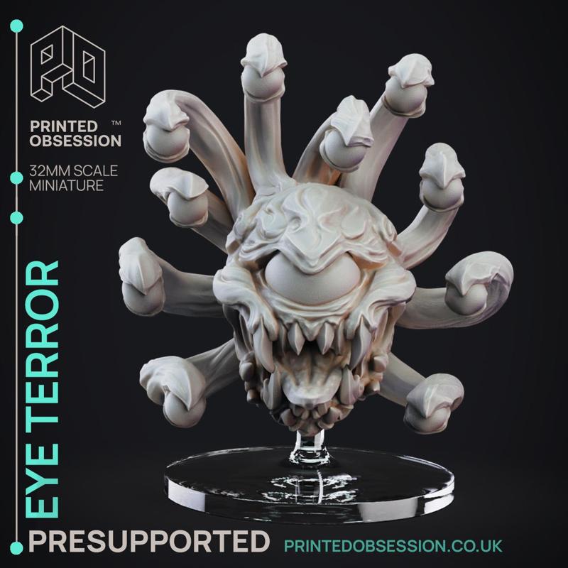 Eye Terror - PRESUPPORTED - 32 mm Minature