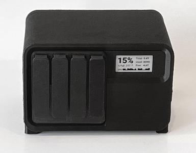 Raspberry Pi NAS Case (e-Ink display remix)