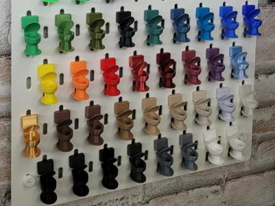 Clamps for IKEA Skadis wall
