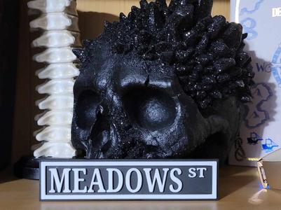 Bookshelf Sign - Meadows (Mult. Options)