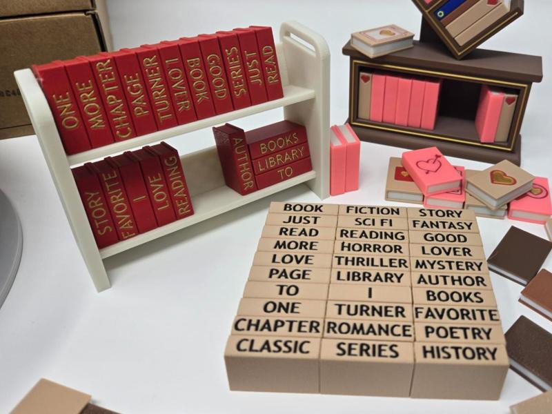 Miniature Decorative books with spine text