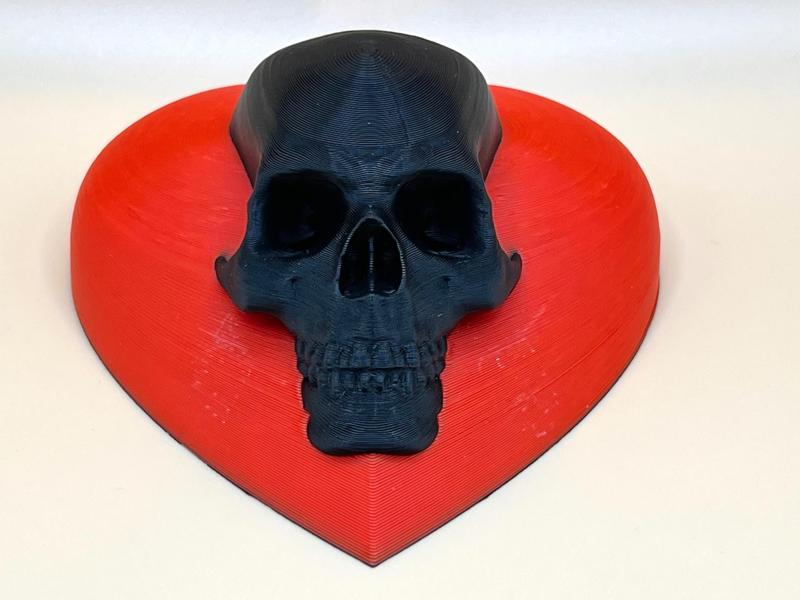 Skull in Heart