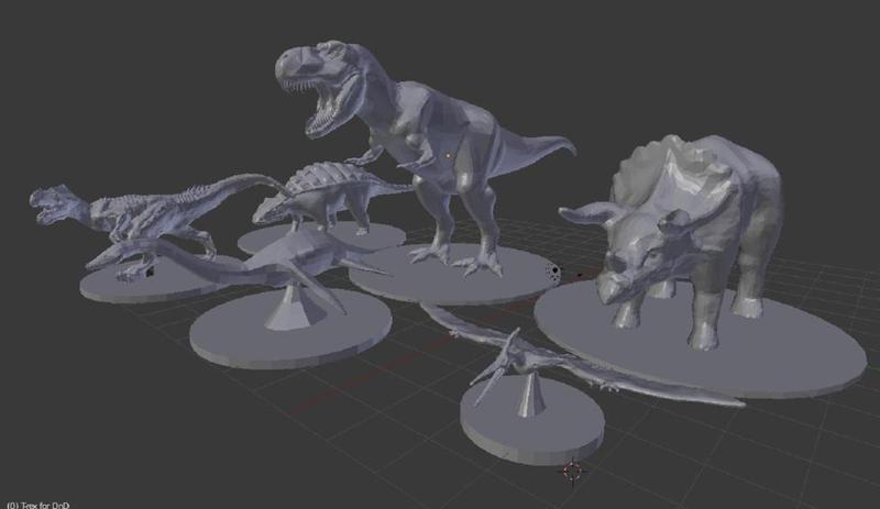 Dinosaurs for your tabletop game