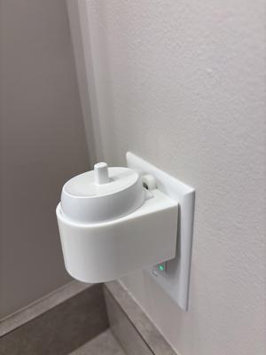 Oral B Charger Holder (US plug) with Decora Wallplate Screw Hole