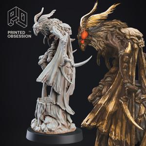 Mothman - Cryptid - PRESUPPORTED - 32mm Scale