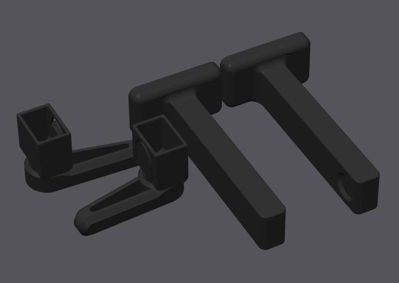 Paper Roll Holder - Longer ARM for Bigger / Jumbo rolls (extra 3,5 cm) !REMIX!