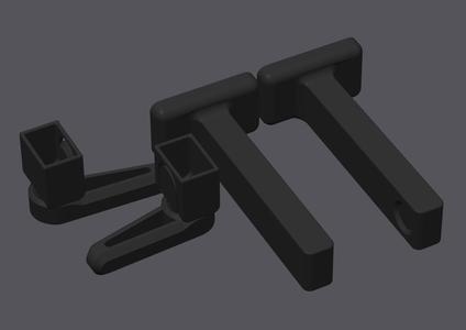Paper Roll Holder - Longer ARM for Bigger / Jumbo rolls (extra 3,5 cm) !REMIX!
