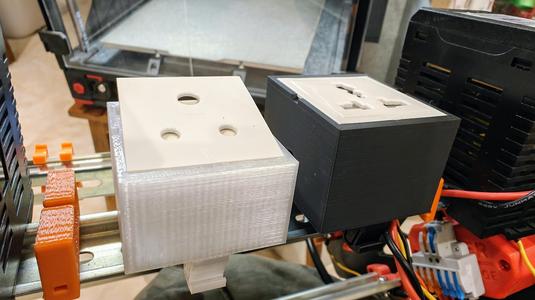 Anchor Roma 6A universal socket box for DIN rail mount