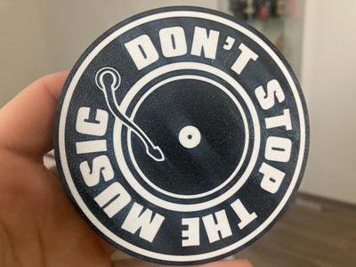 Dont stop the music coaster