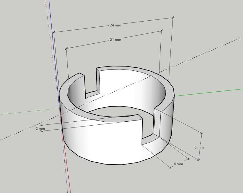 NZXT H700 power button shim
