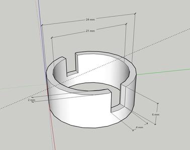 NZXT H700 power button shim