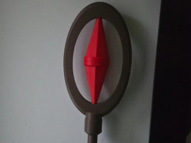 Wizard staff with Gem