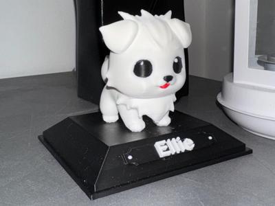 Ellie Figurine with Pedestal