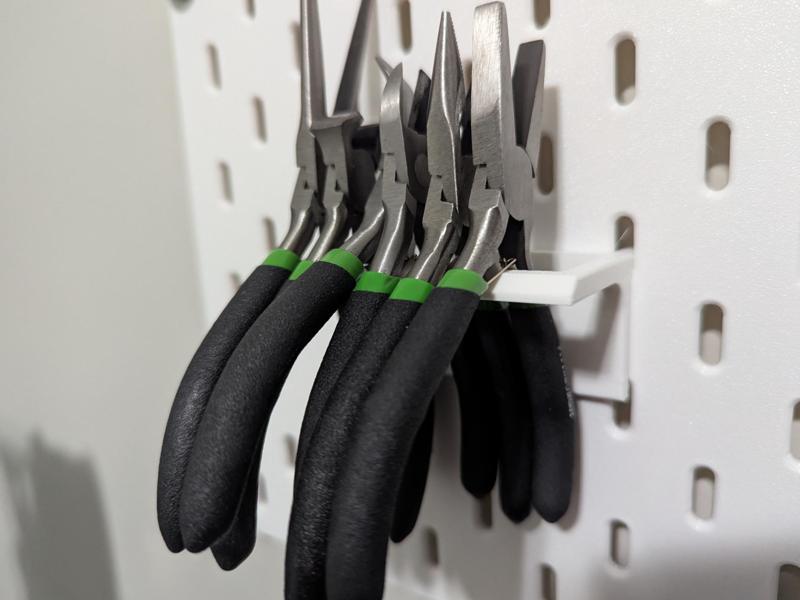 IKEA Skadis Precision Pliers Holder - No supports