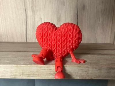 flexi knit heart