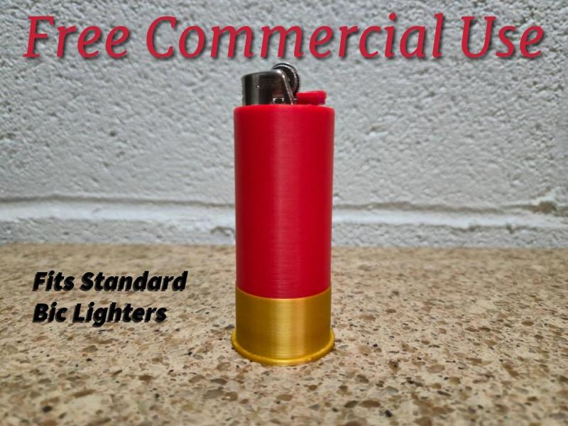 Shotgun Shell Bic Lighter Case