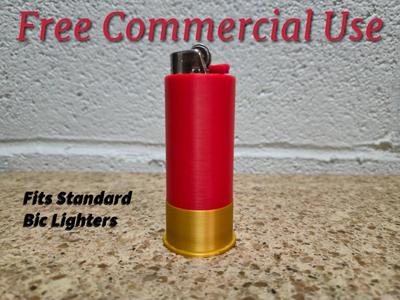 Shotgun Shell Bic Lighter Case