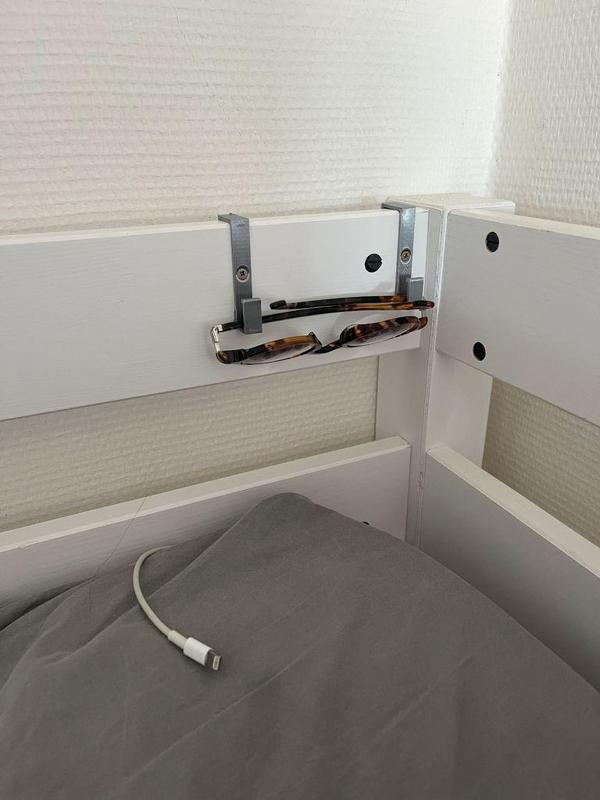 glasses hooks for bed