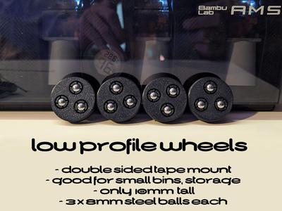 Low Profile Multi-Directional Wheel (Slider)