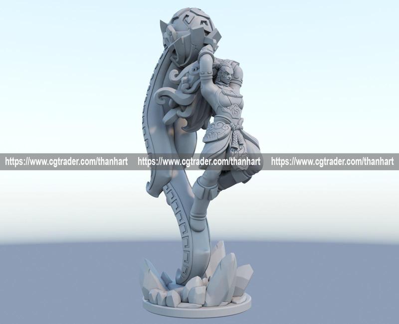 illaoi 3D Print Model from League of Legends