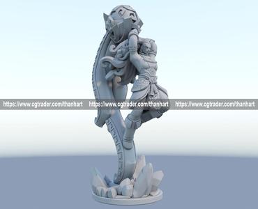 illaoi 3D Print Model from League of Legends