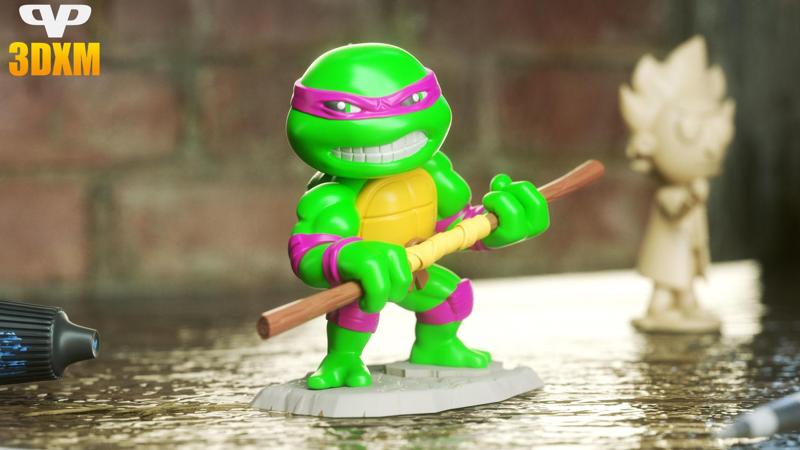 Donatello TMNT Chibi for 3D Printing STL
