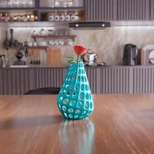 3D Wireframe Vase STL File - Digital Download, 3D Printable, Gift for Her, 3D Vase, Home Decor, 3D Printing File