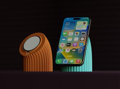 iPhone Magsafe Charging Stand. Wireless Charger 