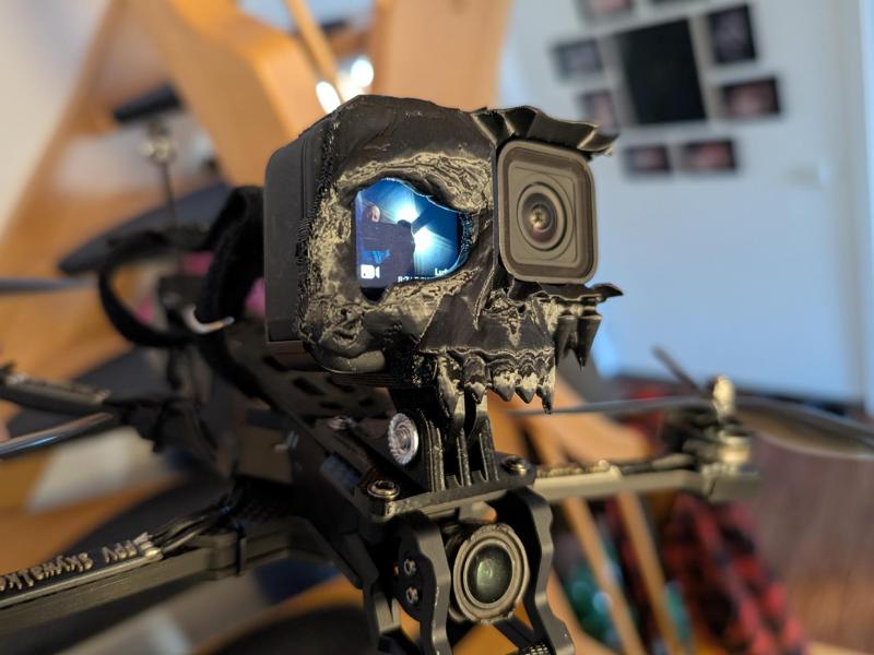 V3 - Gopro - 9,10,11,12,13 Skull FlexMount (FPV)