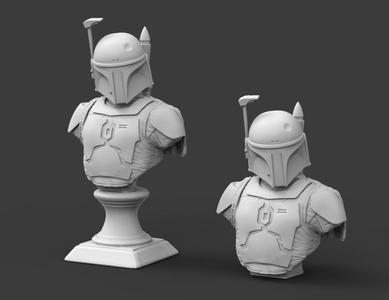 Galaxy Hunter Bust Fan Art 3D print model