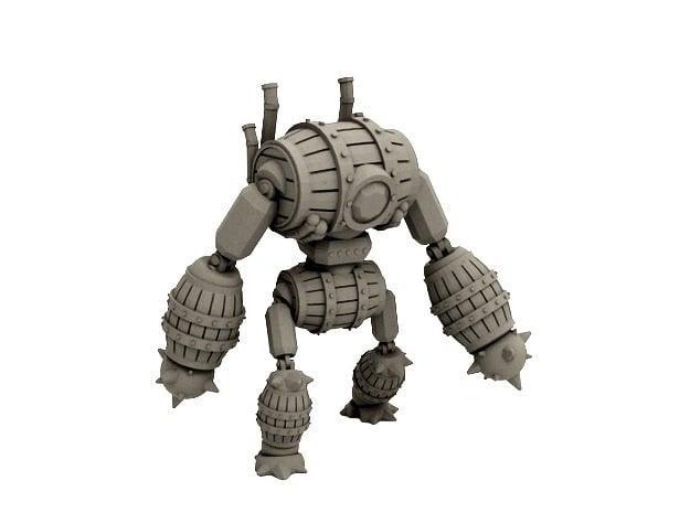 Barrel Golem (18mm scale)