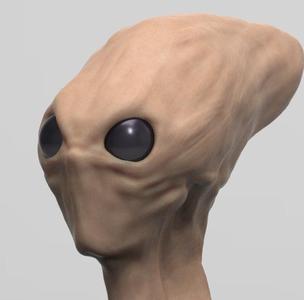 Red Alien Scout