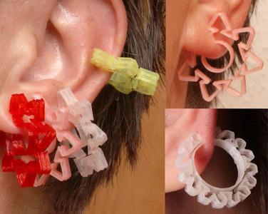 Earrings, Vases, Bracelets - Spiked Spiral Generator