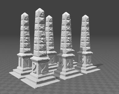 Obelisk Objective Markers