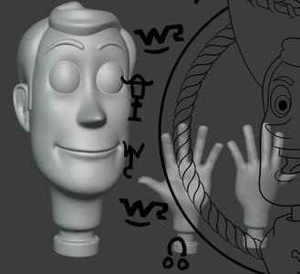 collection series Sheriff Pride doll parts head and hands