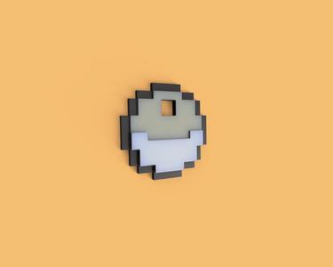 Retro Series - Pokémon Keyring - Pokéball